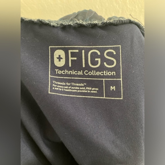 FIGS Men's Blue Camo Malang Slim Cargo Scrub Pants Size Medium Medical - Picture 7 of 8